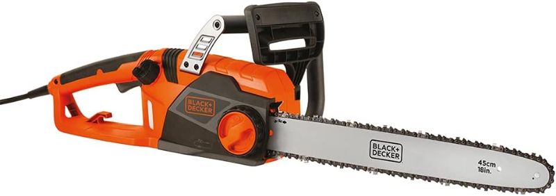 Photo 1 of **MINOR DAMAGE FROM USAGE**
BLACK+DECKER Electric Chainsaw, 18-Inch, 15-Amp, Corded (CS1518)
