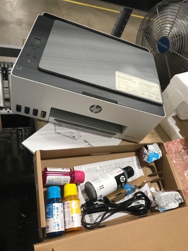 Photo 1 of HP Smart-Tank 5101 Wireless All-in-One Ink-Tank Printer with up to 2 Years of Ink Included (1F3Y0A),White