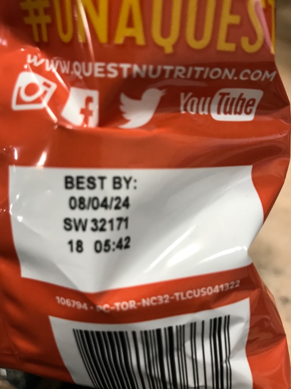 Photo 3 of 12 pack - Quest Nutrition Protein Tortilla Chips, Nacho Cheese, 18g Protein, 4g Net Carbs, 150 Calories, Low Carb, Gluten Free, Soy Free, Potato Free, Baked, 1.1oz Bag, Single Sample
