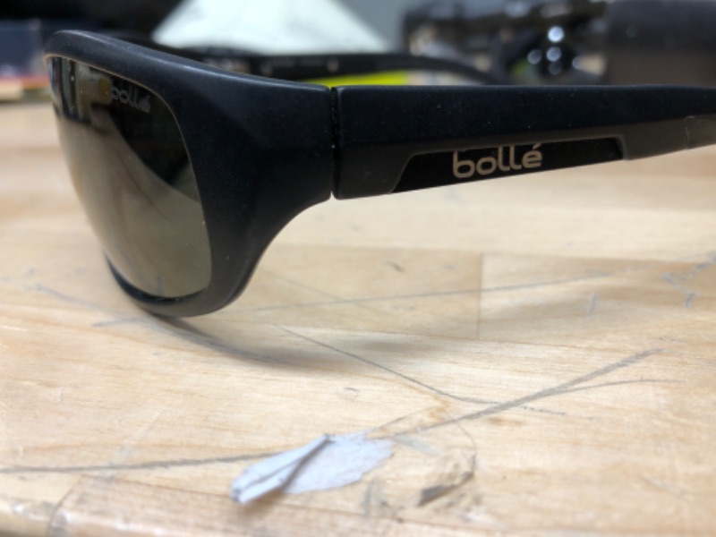 Photo 2 of *SEE NOTES*
Bolle Anaconda BS027002 Sunglasses - Black Matte/Volt+ Gun Polarized
