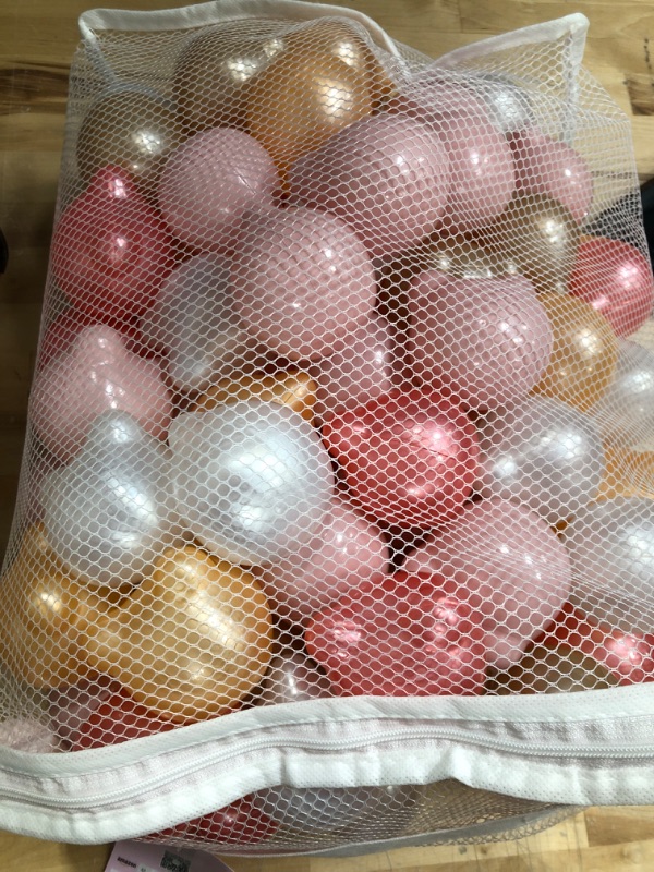 Photo 1 of STARBOLO Soft Plastic Ball Pit Balls, Plastic Toy Balls for Kids, Ideal Gift for Baby Toddler Birthday Christmas, Ball Pit Play Tent, Baby Kiddie Pool Water Toys, Party Decoration,100pcs Black+ Light Grey+White