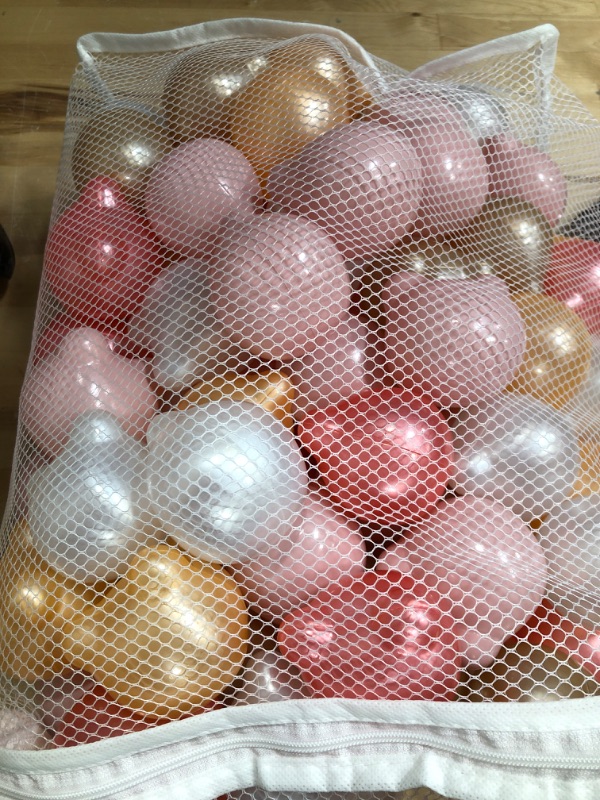 Photo 1 of STARBOLO Soft Plastic Ball Pit Balls, Plastic Toy Balls for Kids, Ideal Gift for Baby Toddler Birthday Christmas, Ball Pit Play Tent, Baby Kiddie Pool Water Toys, Party Decoration,100pcs Black+ Light Grey+White