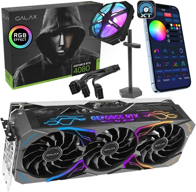 Photo 1 of PACKAGE WAS OPENED , UNABLE TO TEST
Galax GeForce RTX™ 4090 SG (1-Click OC Feature), Xtreme Tuner App Control, 24GB, GDDR6X, 384-bit, DP*3/HDMI 2.1/DLSS 3/Gaming Graphics Card (with Graphics Card Brace Support)
