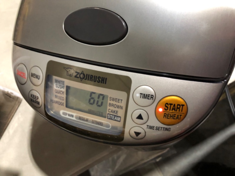 Photo 2 of ***USED - POWERS ON - UNABLE TO TEST FURTHER***
Zojirushi Micom Rice Cooker & Warmer, NS-TSC18-10 cups / 1.8 liters