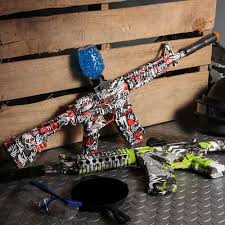 Photo 1 of * SEE NOTES* ORBY GEL GUN RIFLE AR-15 STYLE M4 BLASTER ELECTRIC TOY KIDS GUN