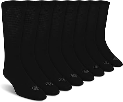 Photo 1 of Doctor's Choice Diabetic Socks for Men, Seamless Socks with Non Binding Top, 4 Pairs, Large 9-12 
