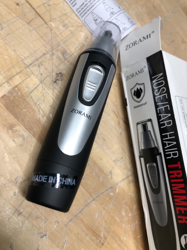 Photo 1 of Ear and Nose Hair Trimmer Clipper - 2022 Professional Painless Eyebrow & Facial Hair Trimmer for Men Women, Battery-Operated Trimmer with IPX7 Waterproof, Dual Edge Blades for Easy Cleansing Black
