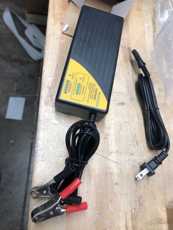 Photo 2 of 36V Lead acid battery charger Battery Desulfator,36V Trickle Charging with Clamps for Car,WheelchairMotorcycle,Lawn Mower,Boat RV,SUV,ATV,Sealed Lead Acid Battery-Repair Batteries