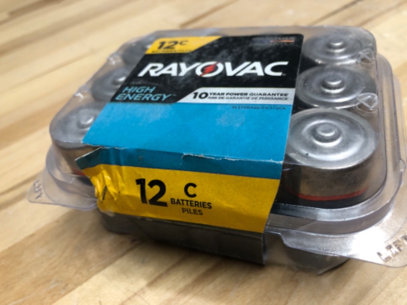 Photo 2 of Rayovac C Batteries, C Cell Battery, 12 Count
