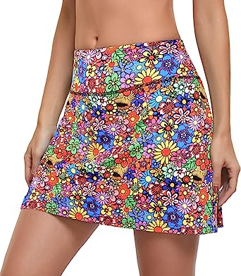 Photo 1 of  Tennis Skirt for Womens with Pockets Girls 15" High Waist Athletic Skort Skirts for Golf Workout Large