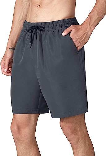 Photo 1 of NOMINATE Mens Swim Trunks Quick Dry Board Shorts with Mesh Liner for Beach Swmming Surfing SIZE L
