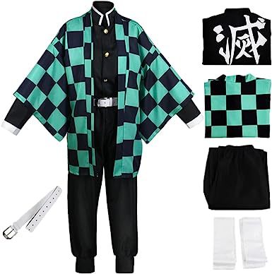 Photo 1 of HOKEPLI Anime Cosplay Costume Kimono Set Halloween Kimono Outfit Unisex, SIZE XS
