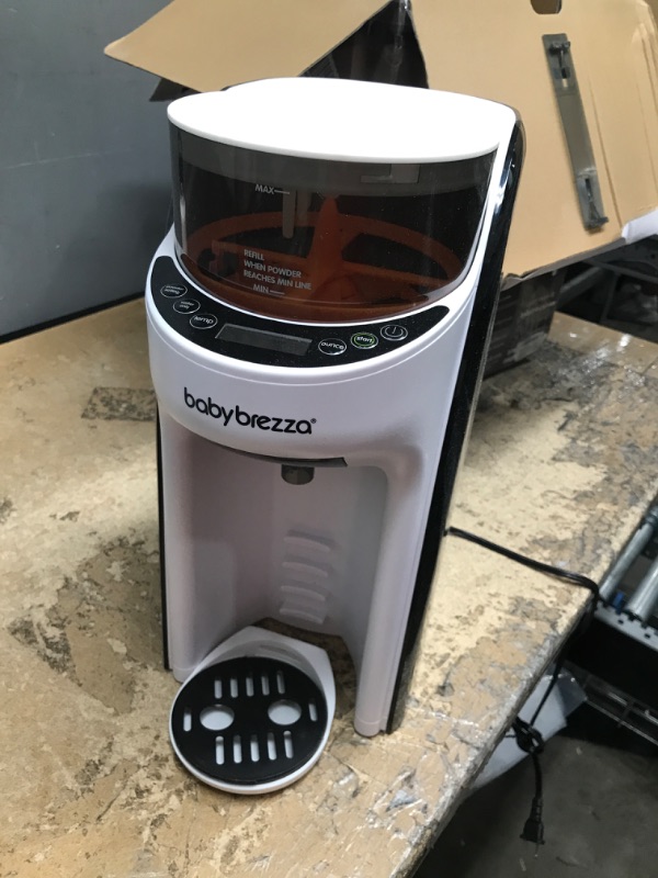 Photo 2 of New and Improved Baby Brezza Formula Pro Advanced Formula Dispenser Machine - Automatically Mix a Warm Formula Bottle Instantly - Easily Make Bottle with Automatic Powder Blending