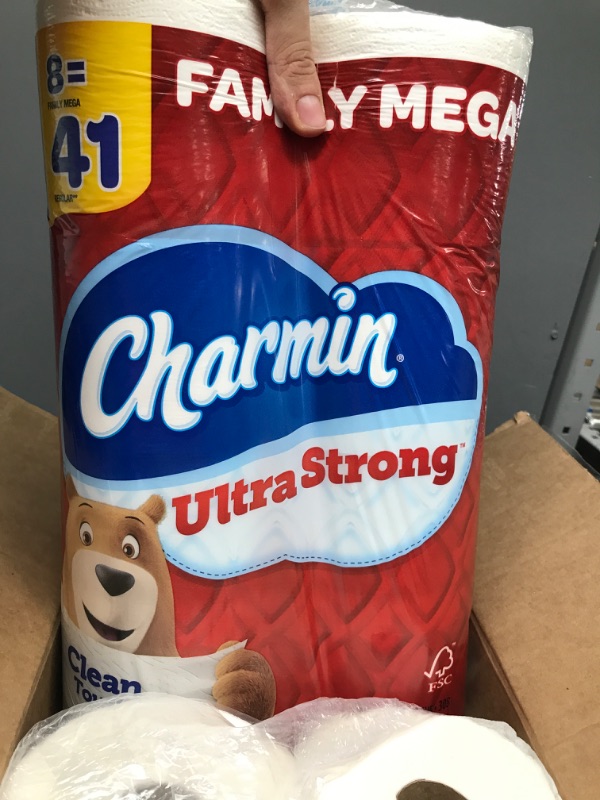 Photo 3 of Charmin Ultra Strong Toilet Paper, 18 Super Mega Rolls = 108 Regular Rolls