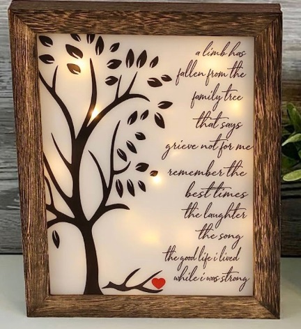 Photo 1 of 
2 count of Sympathy Gifts for Loss of Loved One, Shadow Box Frames, Led Memorial Shadow Boxes 8x10 Sympathy Memorial Gifts for Loss of Mother Mom Father Condolences Remembrance Gifts