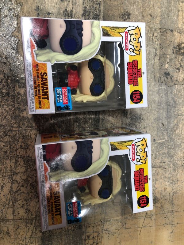 Photo 2 of 2 PACK Funko Pop! Movies: Suicide Squad - Savant, Fall Convention Exclusive 2021