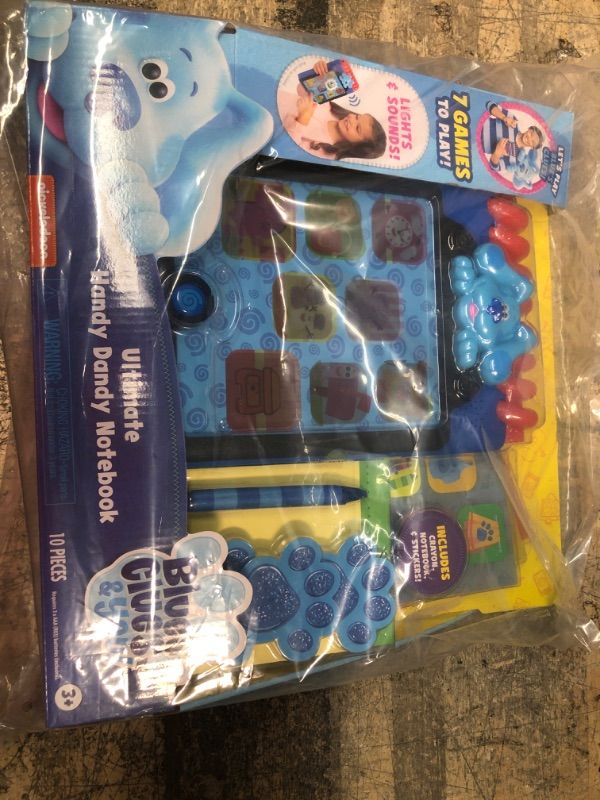 Photo 2 of Blue’s Clues & You! Ultimate Handy Dandy Notebook, Interactive Kids Toy with Lights and Sounds, Blue's Clues Game, by Just Play