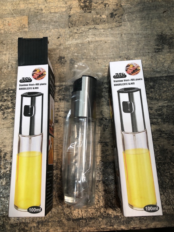 Photo 2 of 2 PACK YUAKUOD Oil Sprayer for Cooking, Olive Oil Sprayer, Oil Mister, Oil Sprayer for Air Fryer, Oil Spray Bottle for Salad, BBQ, Kitchen Baking, Roasting