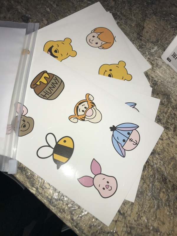 Photo 4 of 8 PC Kid's Fun Bundle (Funko Pops, Puzzle (1000 pc), Fidget Toys, Winnie the Pooh Face Stickers (48) & Blue Paint (1))