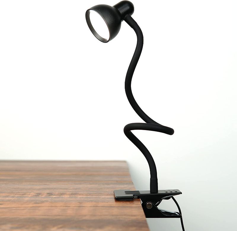 Photo 1 of LED Clamp Desk Lamp, Clip on Light Reading Lights, 10W 38 LEDs,3 Color Modes , 10 Brightness Dimmer, 360° Flexible Gooseneck,Eye Protection Desk Light ,3000-6500K Adjustable Color Temperature.Black