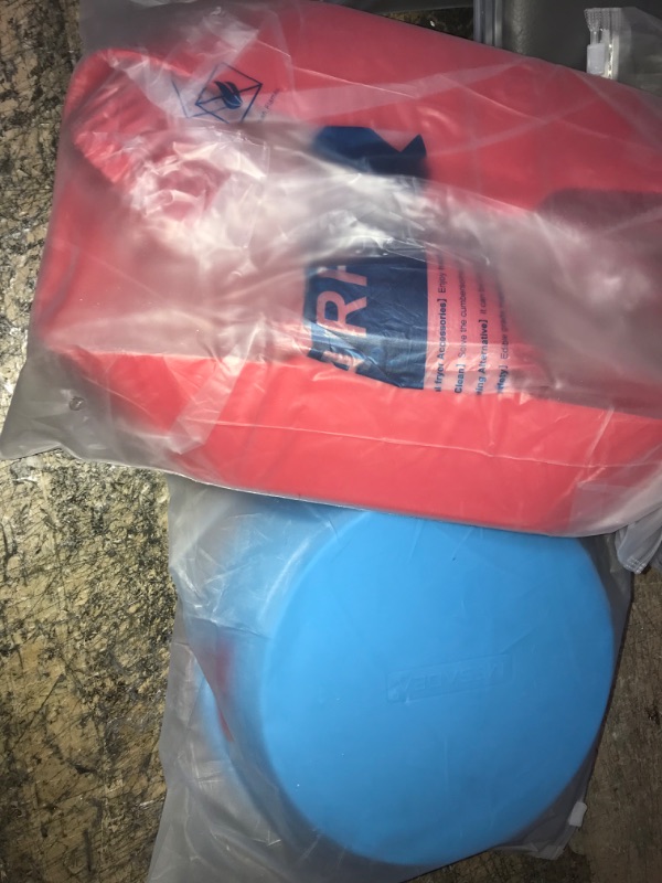 Photo 2 of 4 PK Red & Blue Air Fryer Silicone Liners Bundle