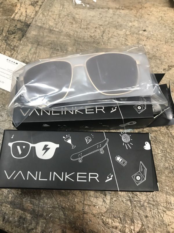 Photo 2 of 2pcks of VANLINKER Small Round Polarized Sunglasses UV400 Double Bridge Retro Sunnies VL9570
