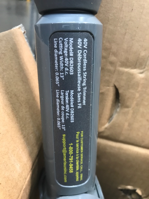 Photo 1 of PowerSmart Cordless String Trimmer & Edger, 13-Inch 2-in-1 Height Adjustable Weed Eater, 40V 4.0Ah Battery & Charger Included 40V Trimmer & Edger