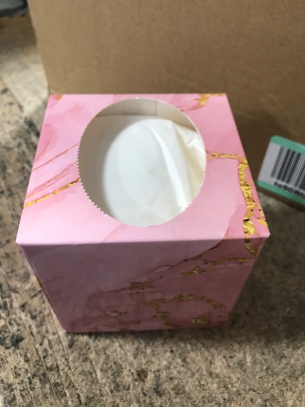 Photo 2 of Sabary 18 Pack Facial Tissue Cube Boxes 3 Ply Marble Soft Tissue Boxes Travel Tissue Bulk Household Tissues for Bathroom Car School Kitchen