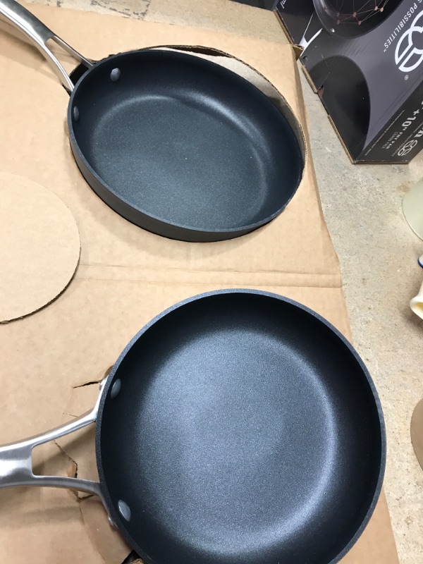 Photo 2 of Calphalon Premier Hard-Anodized Nonstick Frying Pan Set, 8-Inch and 10-Inch Frying Pans