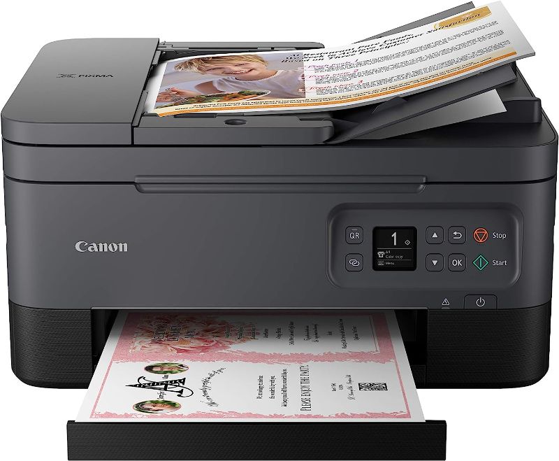 Photo 1 of Canon PIXMA TR7020a All-in-One Wireless Color Inkjet Printer, with Duplex Printing, Mobile Printing, and Auto Document Feeder, Black
