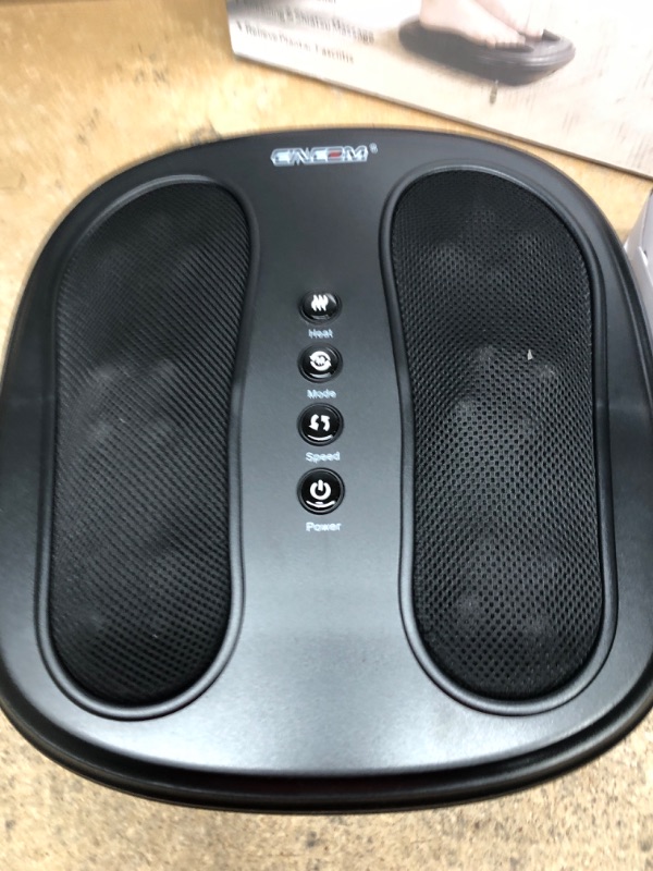 Photo 2 of CINCOM Shiatsu Foot Massager with Heat, Heated Electric Kneading Foot Massager Machine, Foot Warmer for Plantar Fasciitis Relief and Back Pain Relief 2 Modes & 2 Speeds