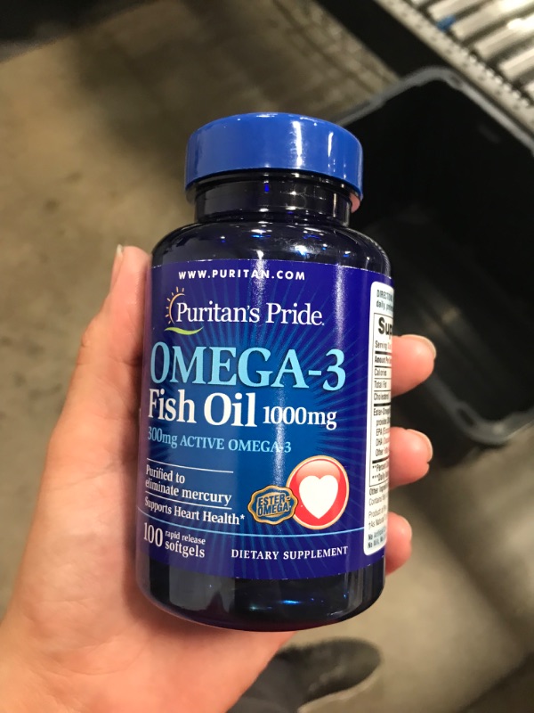 Photo 2 of **EXPIRES 10/24**  Puritan's Pride Omega-3 Fish Oil 1000 Mg, 100 Count
SET OF 2