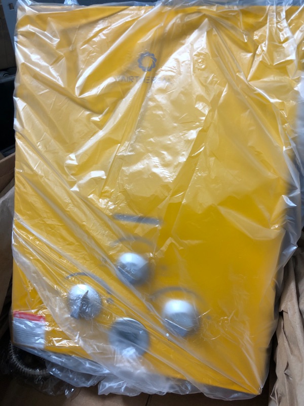 Photo 1 of Airthereal 6L 1.58GPM Outdoor Portable Propane Gas Tankless Water Heater, Instant Propane Water Heater, Easy to Install, Use for Camping, RV and Pet Bath, Evenfall series, Yellow
