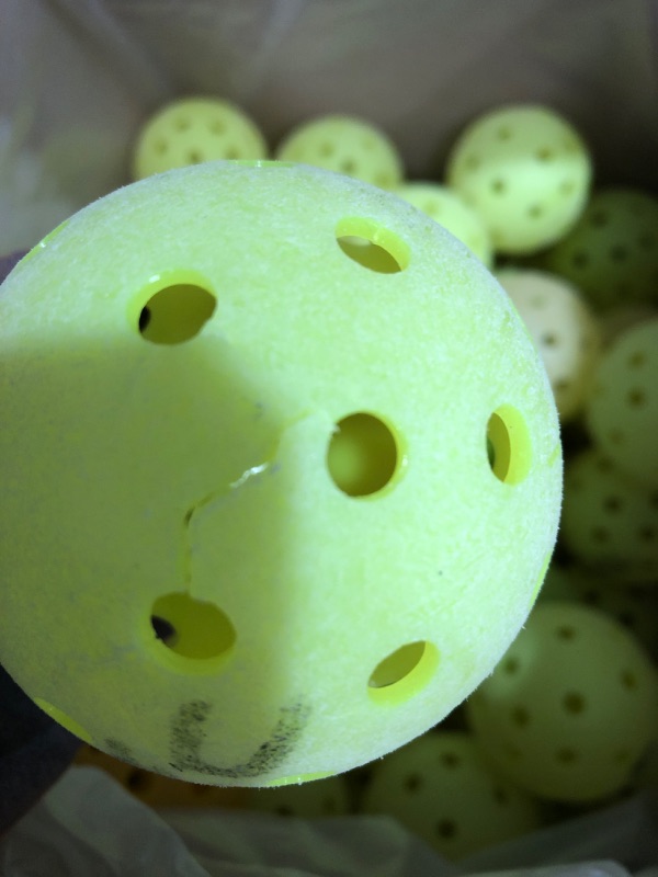 Photo 3 of * some of the balls are damaged * see images *
Pickleballs - X-40 Pickleball Balls - USA Pickleball (USAPA) 