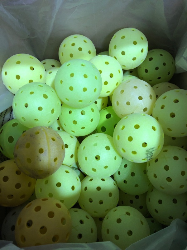 Photo 2 of * some of the balls are damaged * see images *
Pickleballs - X-40 Pickleball Balls - USA Pickleball (USAPA) 