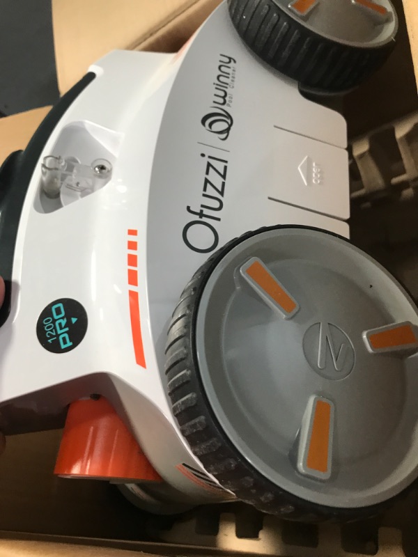 Photo 5 of ***No charging cord***
Ofuzzi Cyber 1200 Pro Cordless Robotic Pool Cleaner, Dual Navigation Path, Max.130 Mins Runtime,