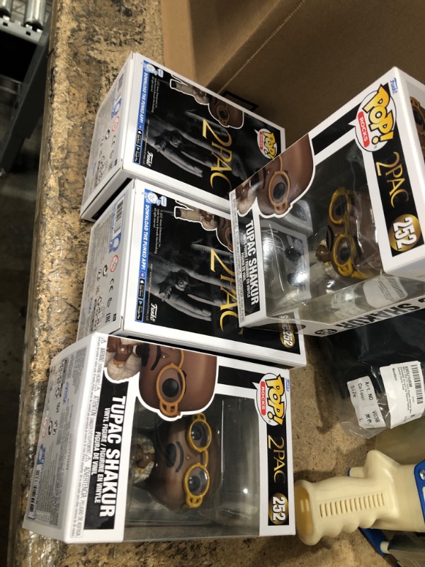 Photo 2 of **BUNDLE OF 4**  Funko - Pop! Rocks: Tupac - Loyal to The Game