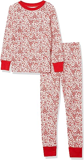 Photo 1 of Amazon Essentials Unisex Babies, Toddlers and Kids' Snug-Fit Cotton Pajama Sleepwear Sets
