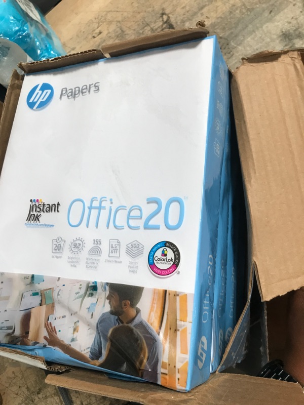 Photo 2 of HP Printer Paper | 8.5 x 11 Paper | Office 20 lb | 5 Ream Case - 2500 Sheets | 92 Bright | Made in USA-FSC Certified | 112150C 5 Ream | 2500 Sheets Letter (8.5 x 11)