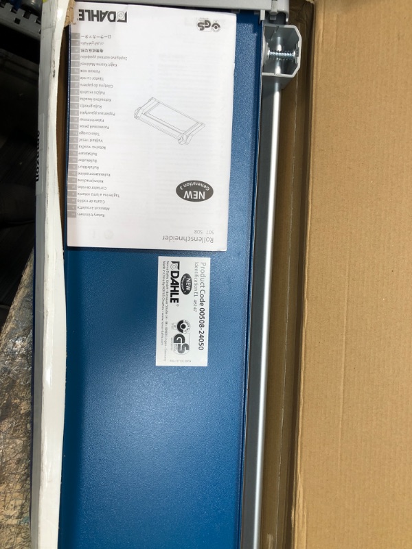 Photo 2 of Dahle 508 Personal Rotary Trimmer, 18" Cut Length, 5 Sheet Capacity, Self-Sharpening, Automatic Clamp, German Engineered Paper Cutter