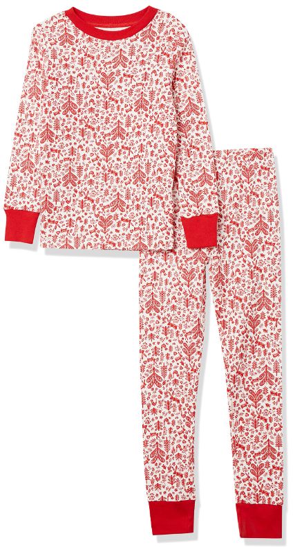 Photo 1 of 3 item bundle 
Amazon Essentials Unisex Babies, Toddlers and Kids' Snug-Fit Cotton Pajama Sleepwear Sets 3T Forest