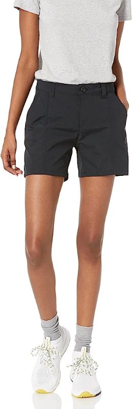 Photo 1 of Amazon Essentials Women's Stretch Woven 5" Inch Outdoor Hiking Shorts with Pockets
size 4