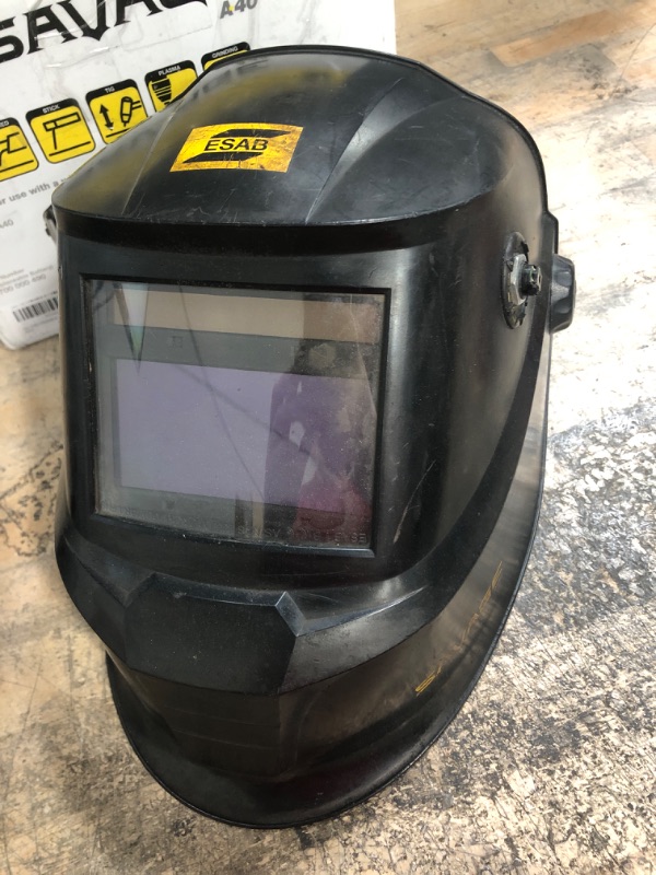 Photo 1 of ***MISSING PART***ESAB 0700000480 Black Savage A40 Welding Helmet