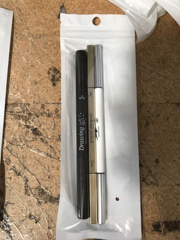 Photo 2 of 3 Different Eyebrow Pencils,Creates Natural Looking Brows Easily And Lastes All Day,3-in-1:Eyebrow Pencil *3,Middle Brown #-0407068
