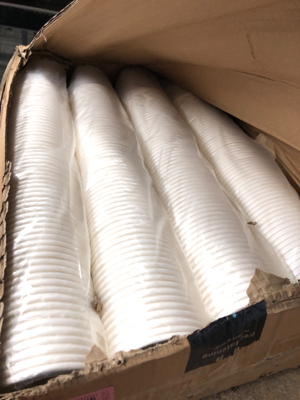 Photo 2 of [12 oz 500 pack] Paper Coffee Cups,Paper Cups 12oz, Hot Cups, Ideal for Hot Drinks, Coffee(white) 12 oz 500 Count (Pack of 1)