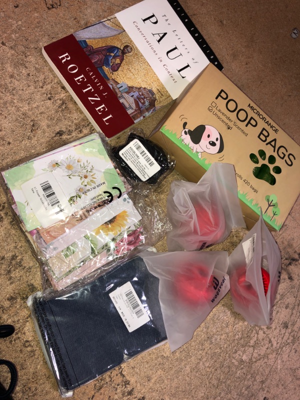 Photo 1 of 8 PC Kids, Pets & Family Fun Book, Doggie (Poop) Bags, Fishing Hook, Iron-On Denim Patch Repair Kit & more (SEE ALL PHOTOS FOR MORE DETAILS)