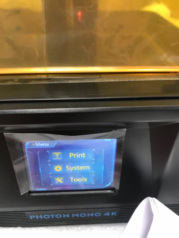 Photo 1 of ANYCUBIC Photon Mono 4K, Resin 3D Printer with 6.23" Monochrome Screen, Upgraded UV LCD 3D Printer and Fast & Precise Printing, 5.19" x 3.14" x 6.49" Printing Size