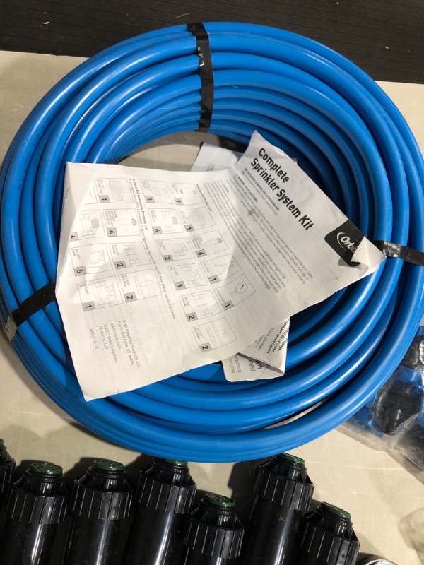 Photo 6 of (Missing Parts) Orbit In-Ground Blu-Lock Tubing System and Digital Hose Faucet Timer, 2-Zone Sprinkler Kit 
