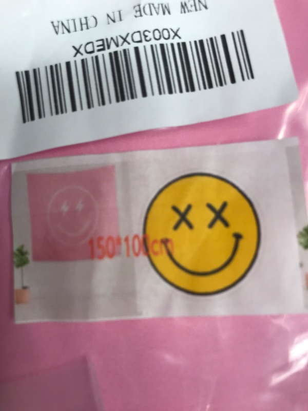 Photo 1 of 2 pack smiley face tapestry 