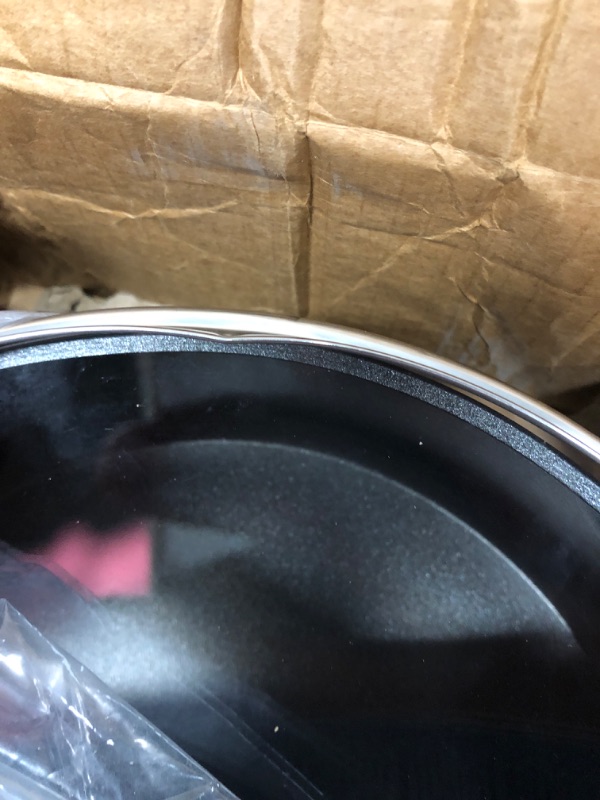 Photo 1 of (minor dent)KitchenAid Hard Anodized Nonstick Saute/Fry Pan with Lid, 3 Quart, Onyx Black Saute Pan (3 Quart)
